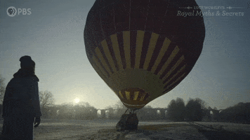 Hot Air Balloon Sky GIF by PBS