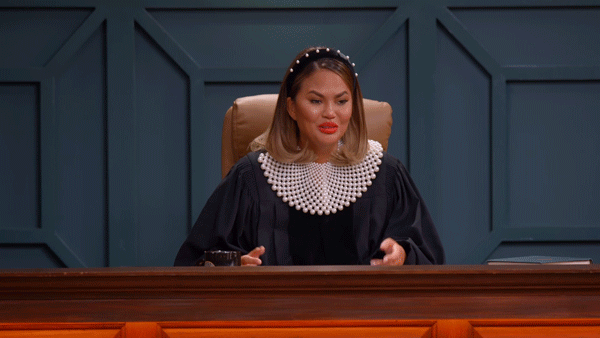 Chrissy Teigen Judge GIF by Quibi - Find & Share on GIPHY
