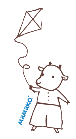 Kite Sticker by MAMAKO