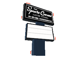 The Sports Corner Sticker