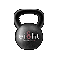 Kettlebell Sticker by Eight Boutique Gym
