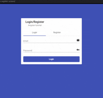 Login Screen Angular GIF