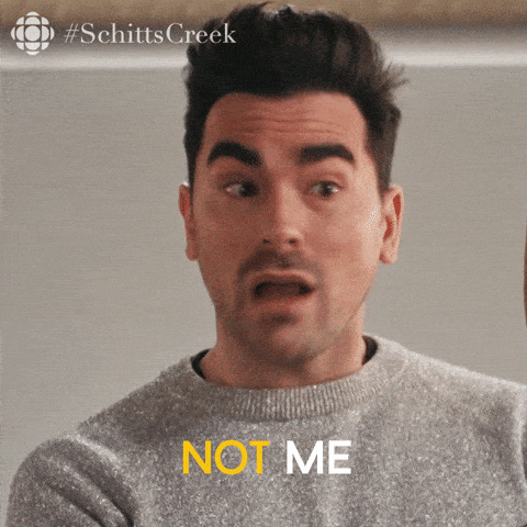 Giphy - Im Not Schitts Creek GIF by CBC