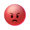 Angry Face Sticker by Emoji