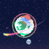 Outer Space GIF by Michael Shillingburg