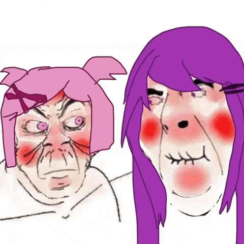Yuri Wojak GIF