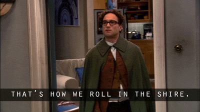 Image result for that's how we roll in the shire gif