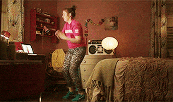 Lena Dunham Harlem Shake GIF by Girls on HBO - Find & Share on GIPHY