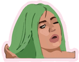 Kylie Jenner Mood Sticker by Queen of Jetlags