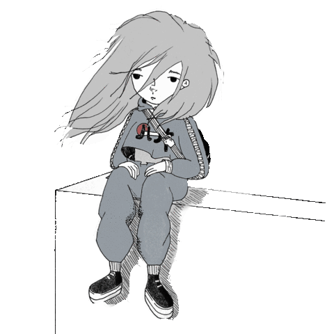 Lunamonogatari Sticker