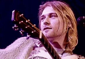 Kurt Cobain Nirvana GIF