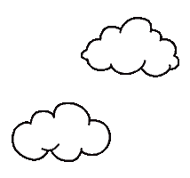 Clouds Sticker by Erstwilder