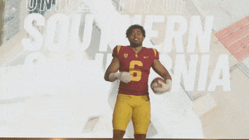 Fight On Running Back GIF by USC Trojans