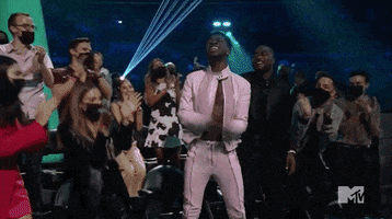 Happy Clapping GIF by 2021 MTV Video Music Awards