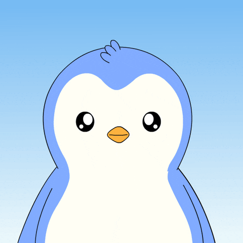 Wave Hello GIF by Pudgy Penguins by pudgypenguins