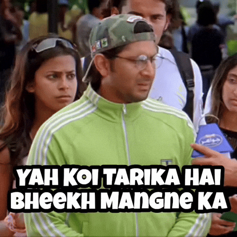 Begging Arshad Warsi GIF