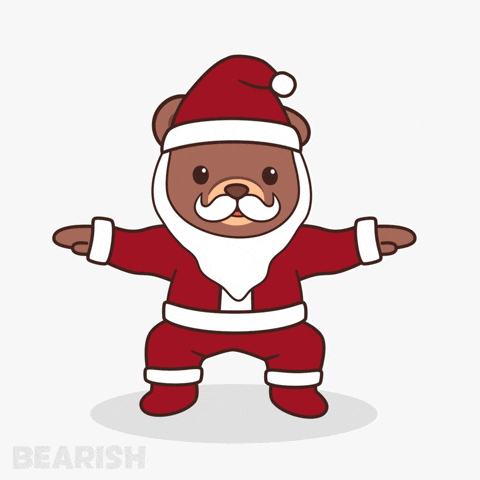 Merry Christmas Dancing GIF by BEARISH