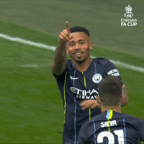 Celebrate Manchester City GIF by Emirates FA Cup