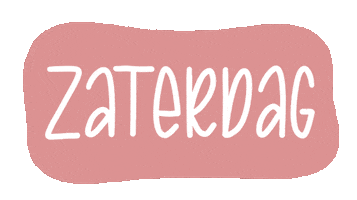 Week Saturday Sticker by Prullemupke
