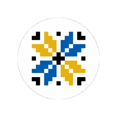Blue Yellow Star Sticker by Ptashka