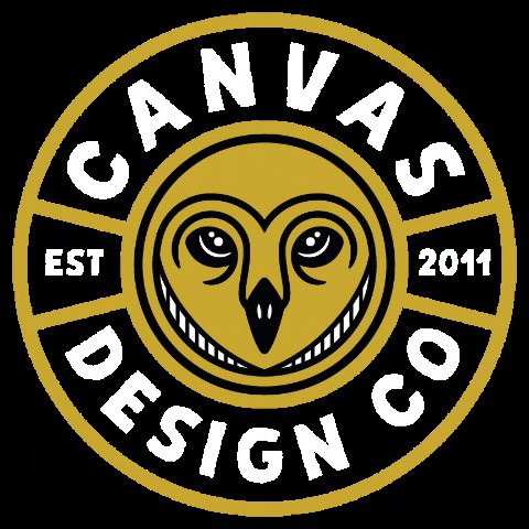 Canvasdesigncompany logo design owl graphic design GIF