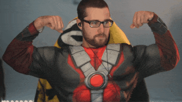 Flex Superhero GIF by Wicked Worrior