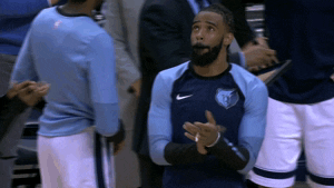 happy mike conley GIF by NBA