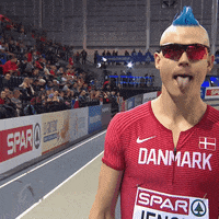 rock star tongue GIF by European Athletics