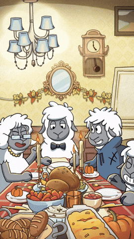 Turkey Dinner Thanksgiving GIF by The Sad Times