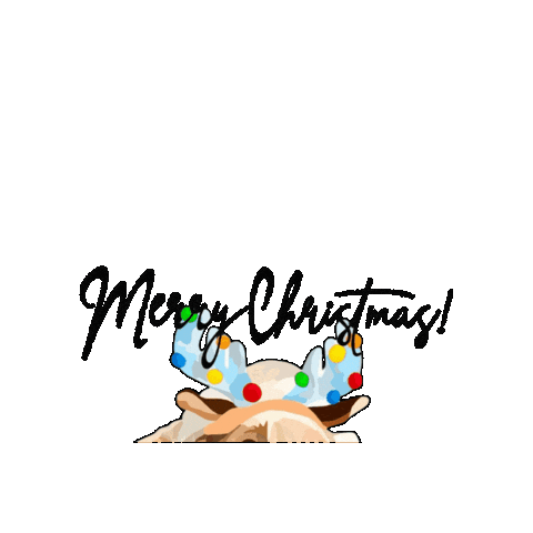 Golden Retriever Christmas Sticker by ShortStreetStore