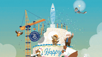 Happy 25Th Anniversary GIF by Salesforce