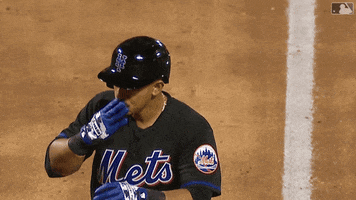 Home Run Kiss GIF by New York Mets