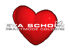 Heart Wedding Sticker by Eva Scholz Brautmode