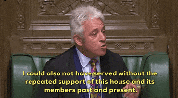 uk parliament resignation speaker of the house house of commons GIF
