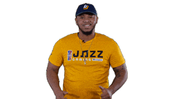 Happy Nba 2K League Sticker by Utah Jazz Gaming