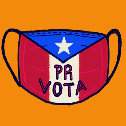 Puerto Rico Mask GIF by INTO ACTION