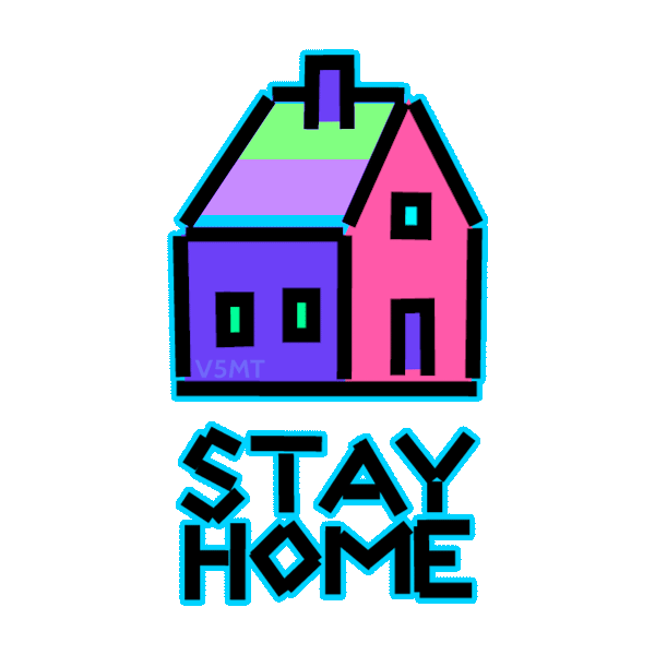 Health Stay Home Sticker by V5MT for iOS & Android | GIPHY