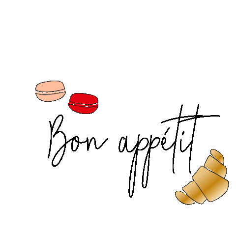 Macaron Croissant Sticker by Les Georgettes by Altesse