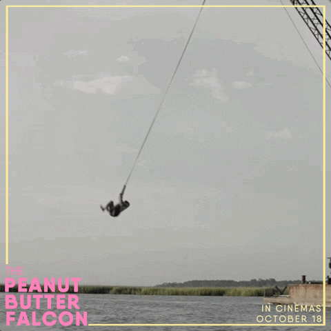 Jumping Peanut Butter Falcon GIF by Signature Entertainment - Find ...