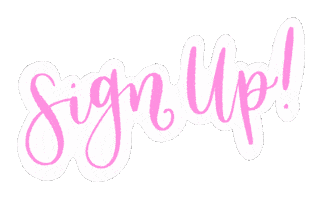 Lettering Sign Up Sticker by sipandscript