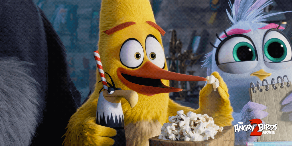 Eating Popcorn GIF by Angry Birds Movie Find & Share on GIPHY