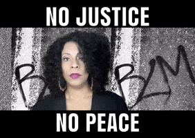 ComedianHollyLogan blm justice black lives matter fist GIF