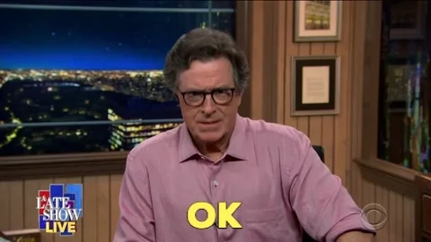 Late Show Ok GIF by The Late Show With Stephen Colbert