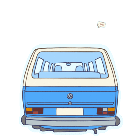 Road Trip Goodbye Sticker