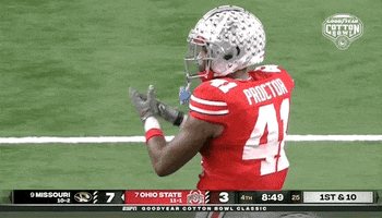 College Football Good Job GIF by Goodyear Cotton Bowl Classic