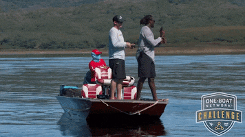 MinnKota oops fishing hats off fishing fail GIF