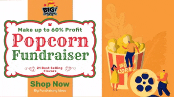 Food Popcorn GIF by Big Fundraising Ideas