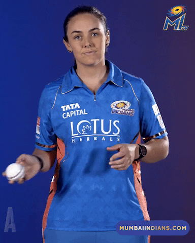 Heather Graham Cricket Gifs GIF by Mumbai Indians