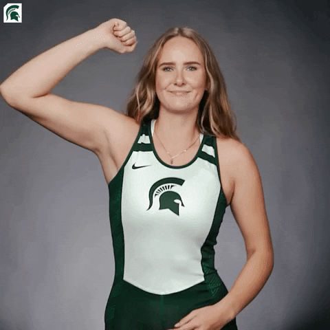 Freya Engel GIF by Michigan State Athletics