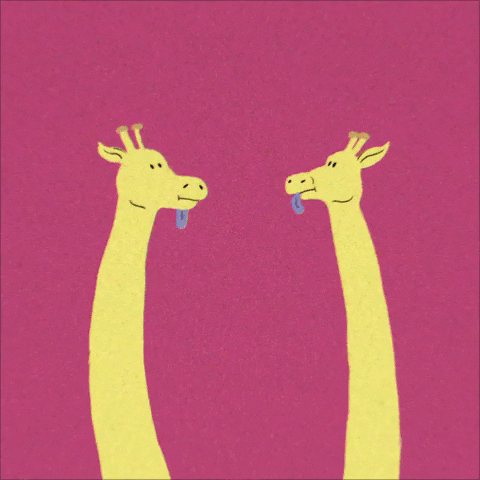 animation giraffes GIF by Petelski